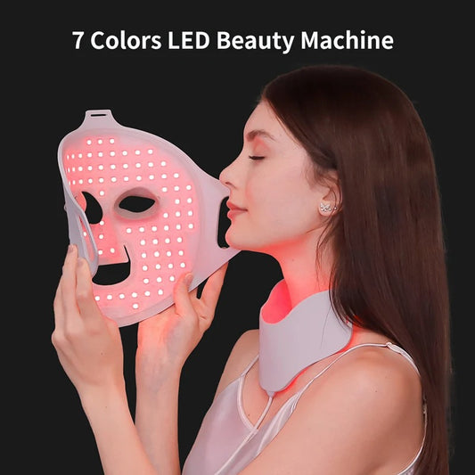 LED Maska 7 Kolorów + Szyja